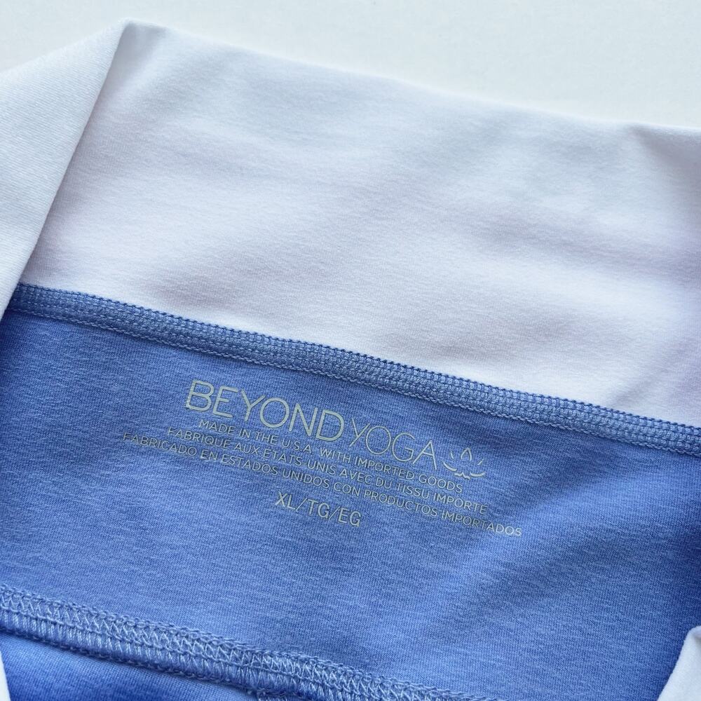 Beyond Yoga Spacedye Horizon Colorblock Midi Legging Periwinkle Cloud - Picture 3 of 9